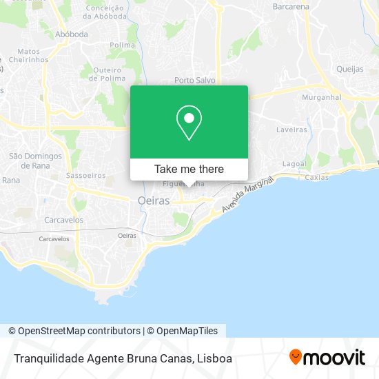 Tranquilidade Agente Bruna Canas map