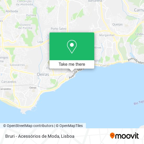 Bruri - Acessórios de Moda mapa