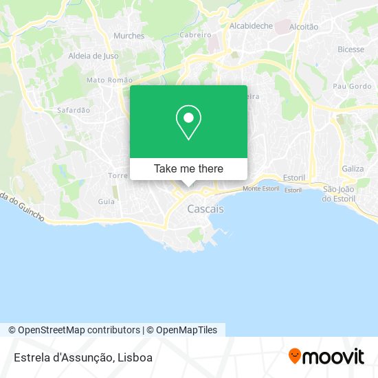 Estrela d'Assunção map