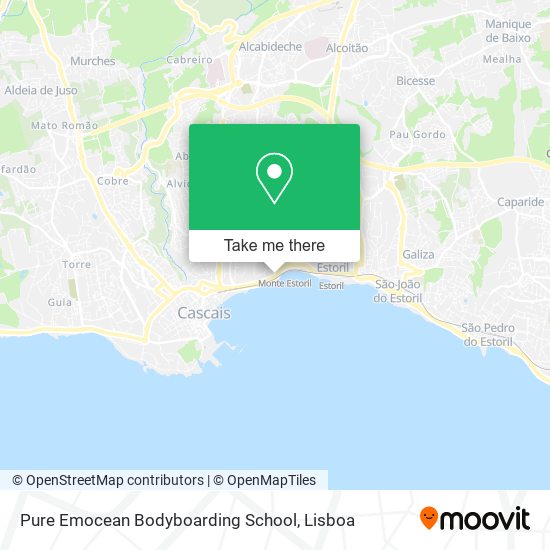 Pure Emocean Bodyboarding School map