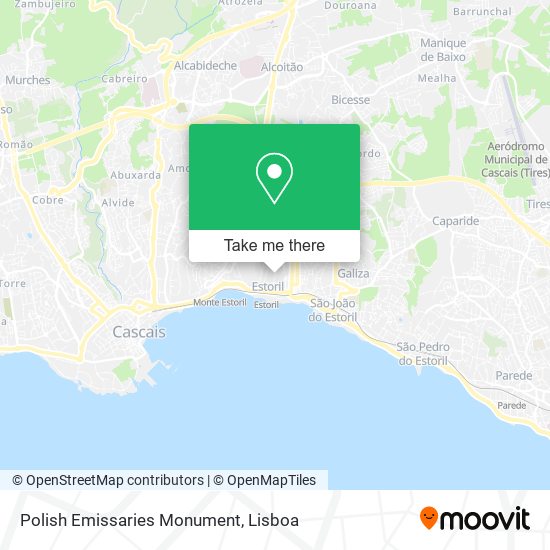 Polish Emissaries Monument map