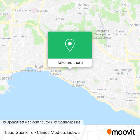 Leão Guerreiro - Clínica Médica map