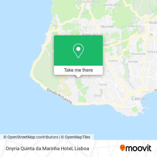 Onyria Quinta da Marinha Hotel map