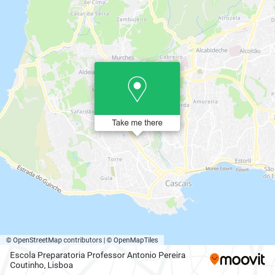 Escola Preparatoria Professor Antonio Pereira Coutinho map