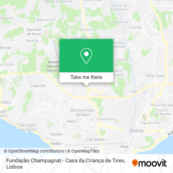 Fundação Champagnat - Casa da Criança de Tires mapa