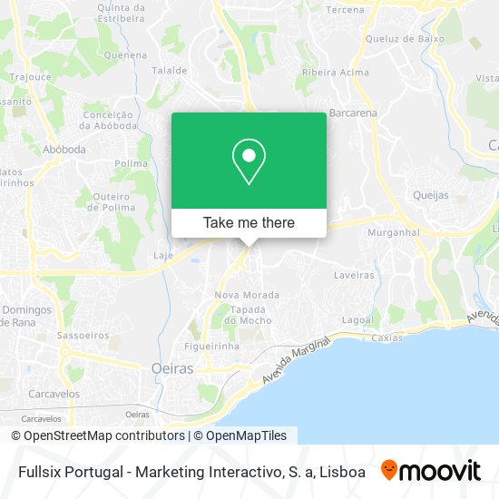 Fullsix Portugal - Marketing Interactivo, S. a map