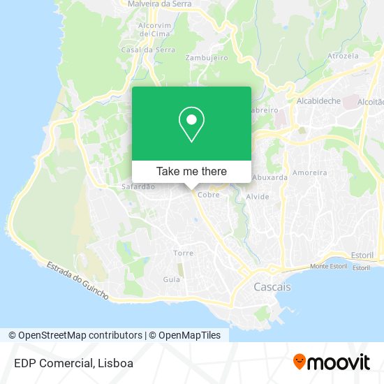 EDP Comercial map