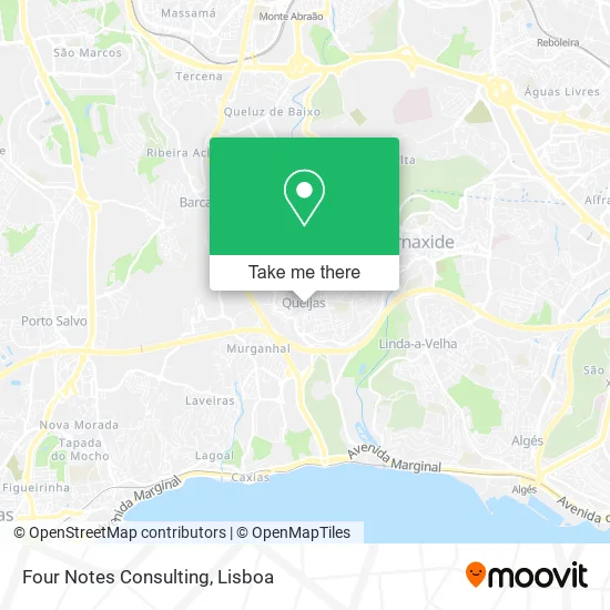 Four Notes Consulting map