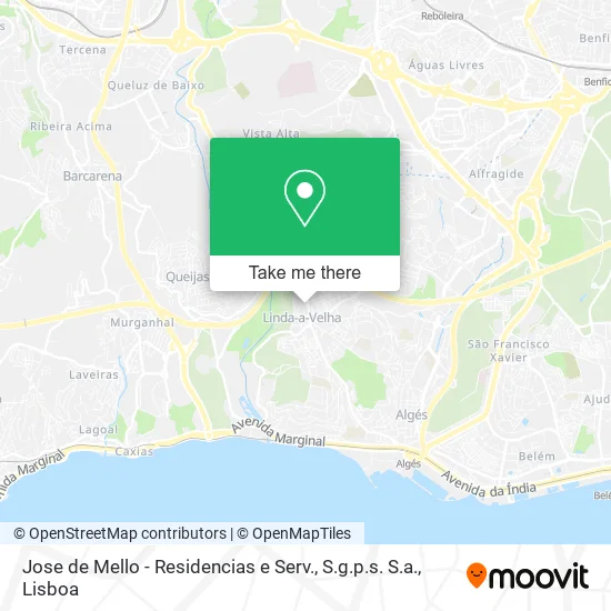Jose de Mello - Residencias e Serv., S.g.p.s. S.a. map
