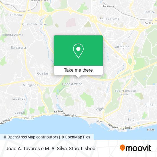 João A. Tavares e M. A. Silva, Stoc mapa