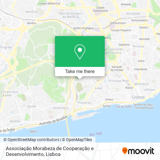Associação Morabeza de Cooperação e Desenvolvimento map