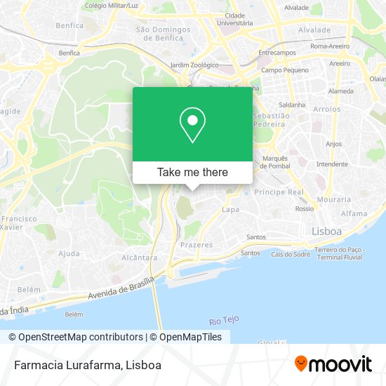 Farmacia Lurafarma mapa
