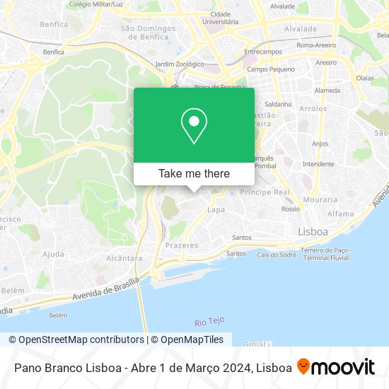 Pano Branco Lisboa - Abre 1 de Março 2024 mapa