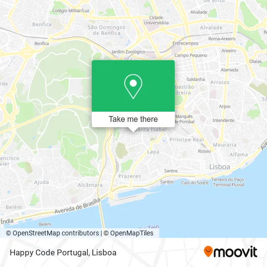 Happy Code Portugal map