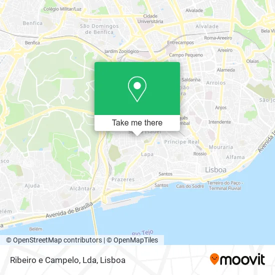 Ribeiro e Campelo, Lda mapa