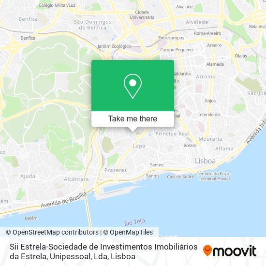Sii Estrela-Sociedade de Investimentos Imobiliários da Estrela, Unipessoal, Lda map