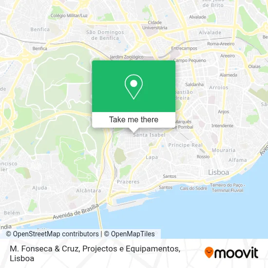 M. Fonseca & Cruz, Projectos e Equipamentos map