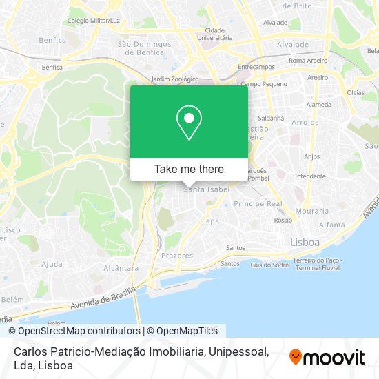 Carlos Patricio-Mediação Imobiliaria, Unipessoal, Lda mapa