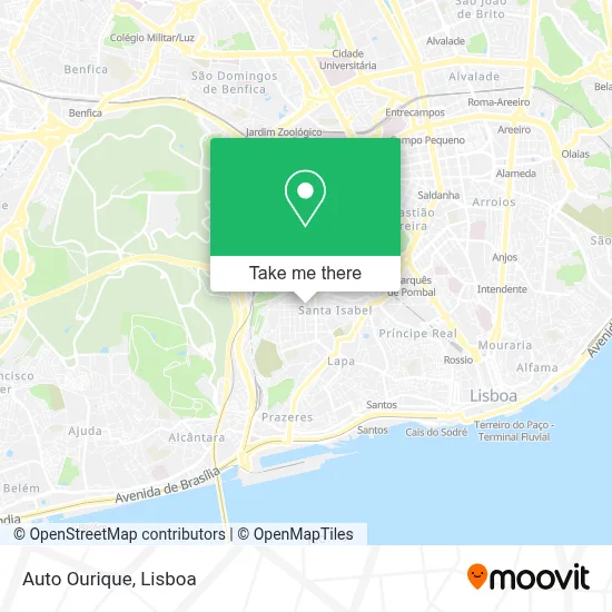 Auto Ourique map