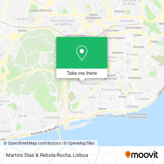 Martins Dias & Rebola Rocha map