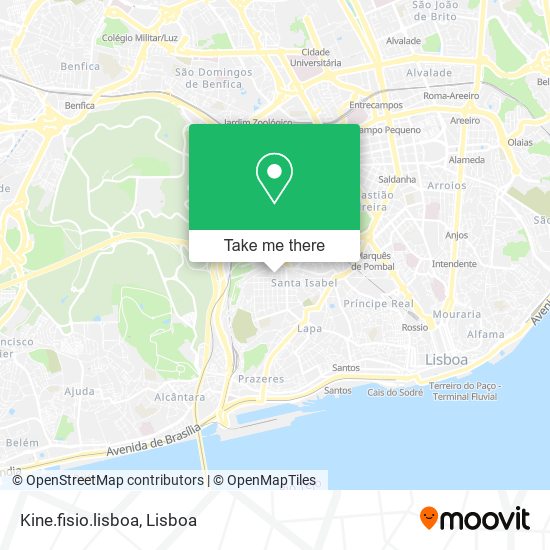 Kine.fisio.lisboa map