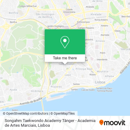 Songahm Taekwondo Academy Tânger - Academia de Artes Marciais map
