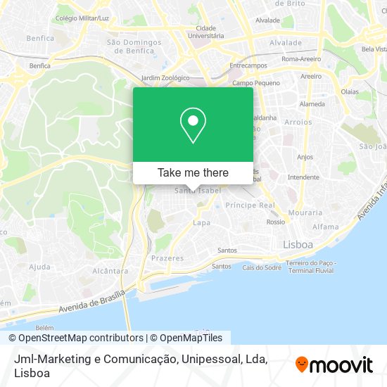 Jml-Marketing e Comunicação, Unipessoal, Lda mapa