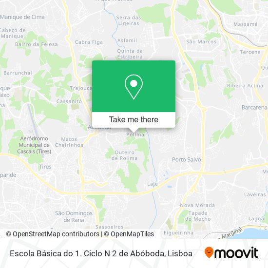 Escola Básica do 1. Ciclo N 2 de Abóboda map