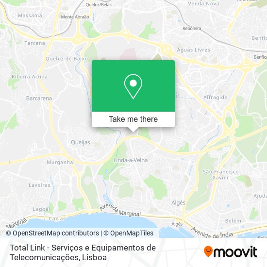 Total Link - Serviços e Equipamentos de Telecomunicações map