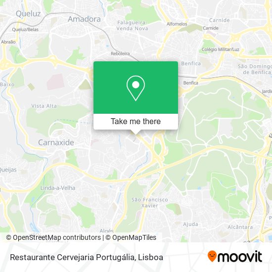 Restaurante Cervejaria Portugália map