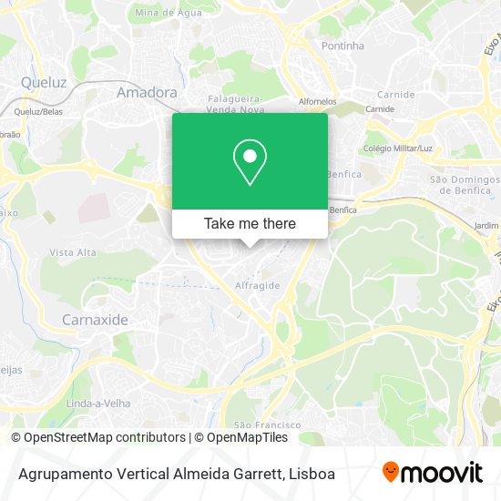 Agrupamento Vertical Almeida Garrett map