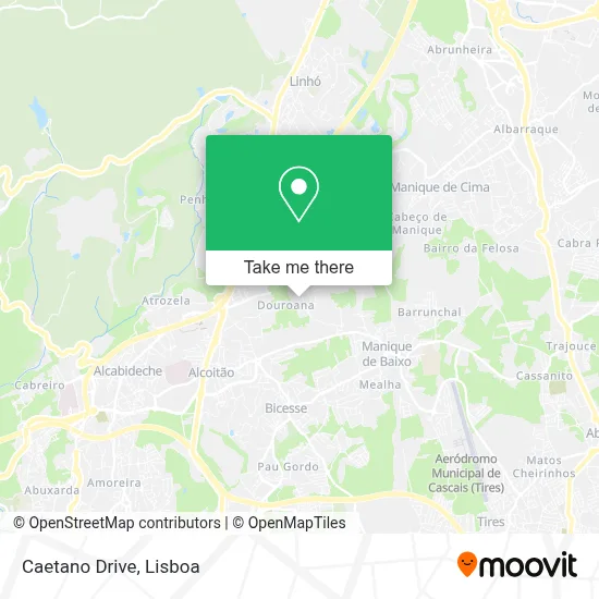 Caetano Drive map