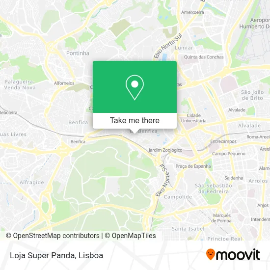 Loja Super Panda map