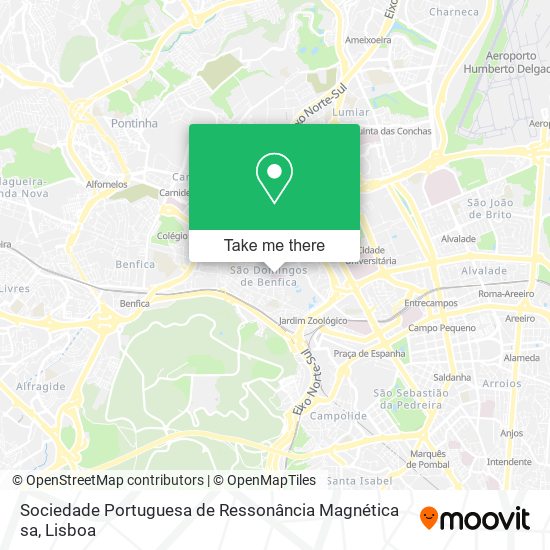 Sociedade Portuguesa de Ressonância Magnética sa mapa