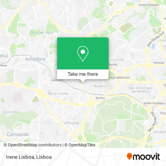 Irene Lisboa map