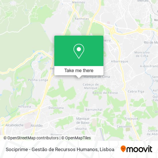 Sociprime - Gestão de Recursos Humanos map