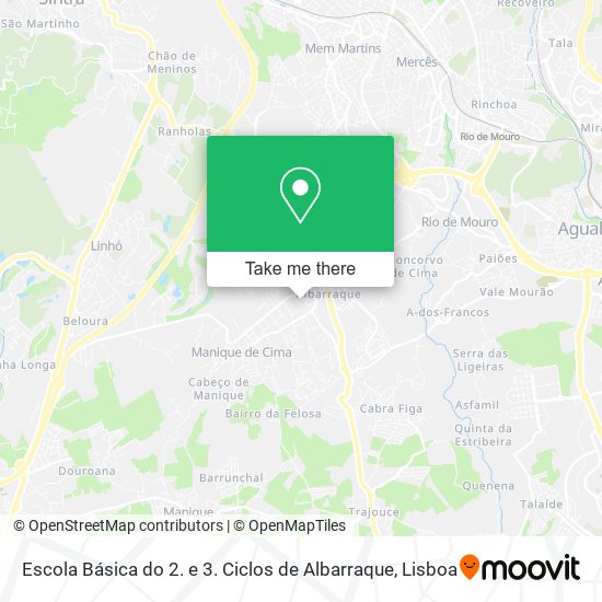 Escola Básica do 2. e 3. Ciclos de Albarraque map