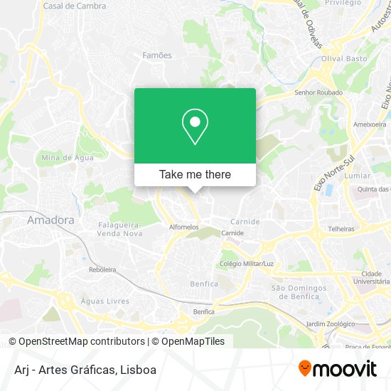 Arj - Artes Gráficas map
