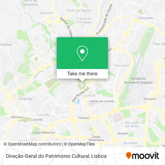 Direção-Geral do Património Cultural map
