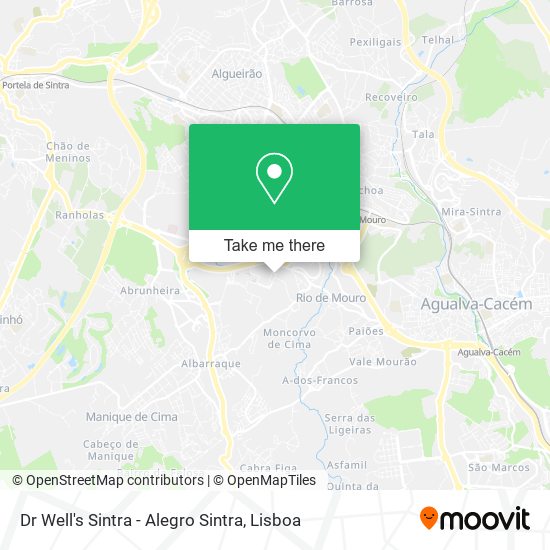 Dr Well's Sintra - Alegro Sintra map