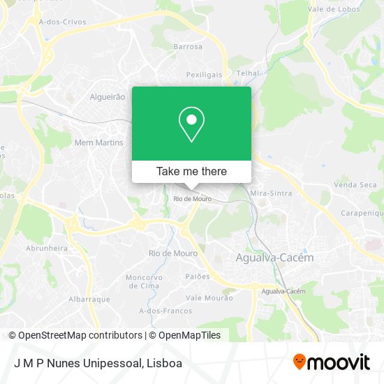 J M P Nunes Unipessoal mapa