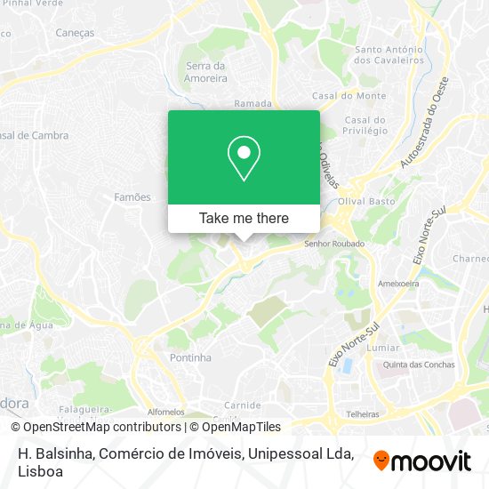 H. Balsinha, Comércio de Imóveis, Unipessoal Lda map