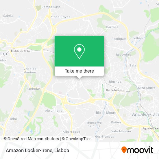 Amazon Locker-Irene map