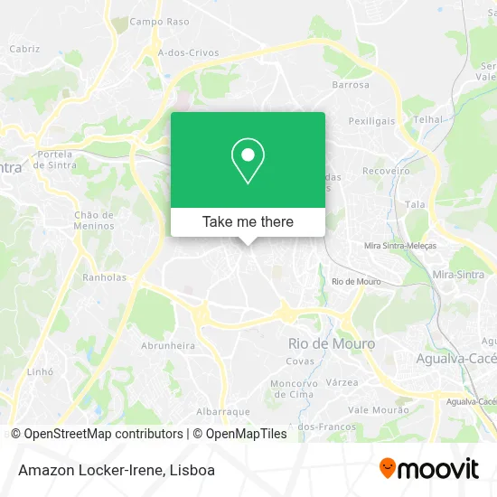 Amazon Locker-Irene map