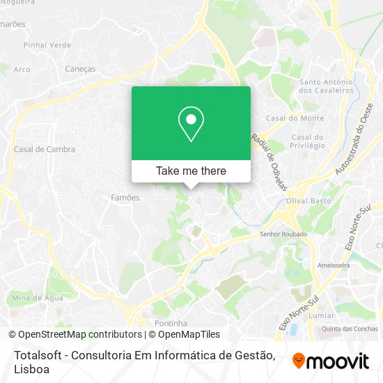 Totalsoft - Consultoria Em Informática de Gestão mapa