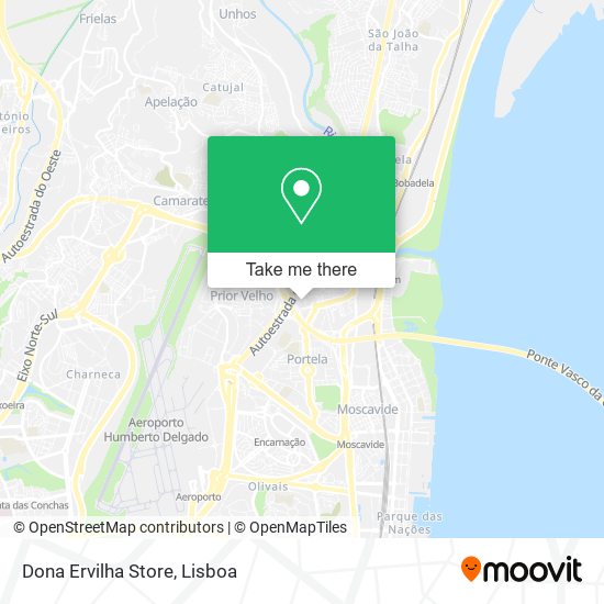 Dona Ervilha Store map