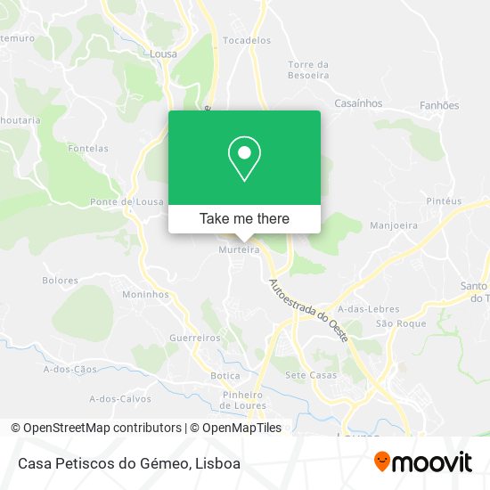 Casa Petiscos do Gémeo mapa