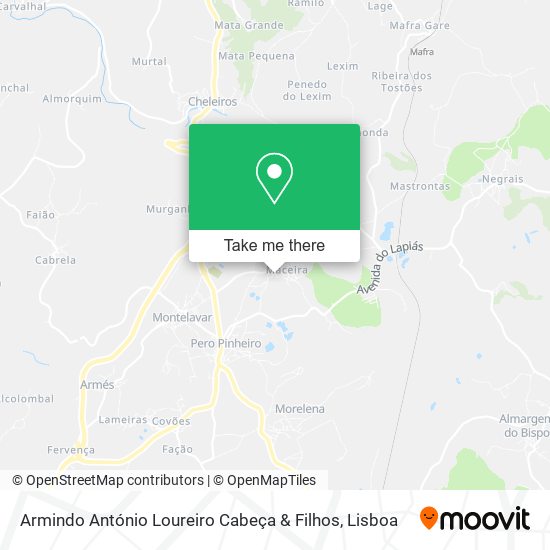 Armindo António Loureiro Cabeça & Filhos map