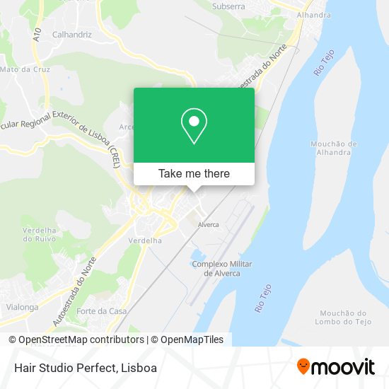 Hair Studio Perfect map