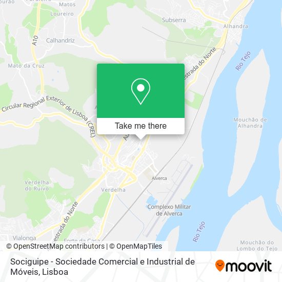 Sociguipe - Sociedade Comercial e Industrial de Móveis map